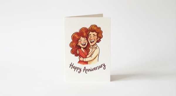 Anniversary card design