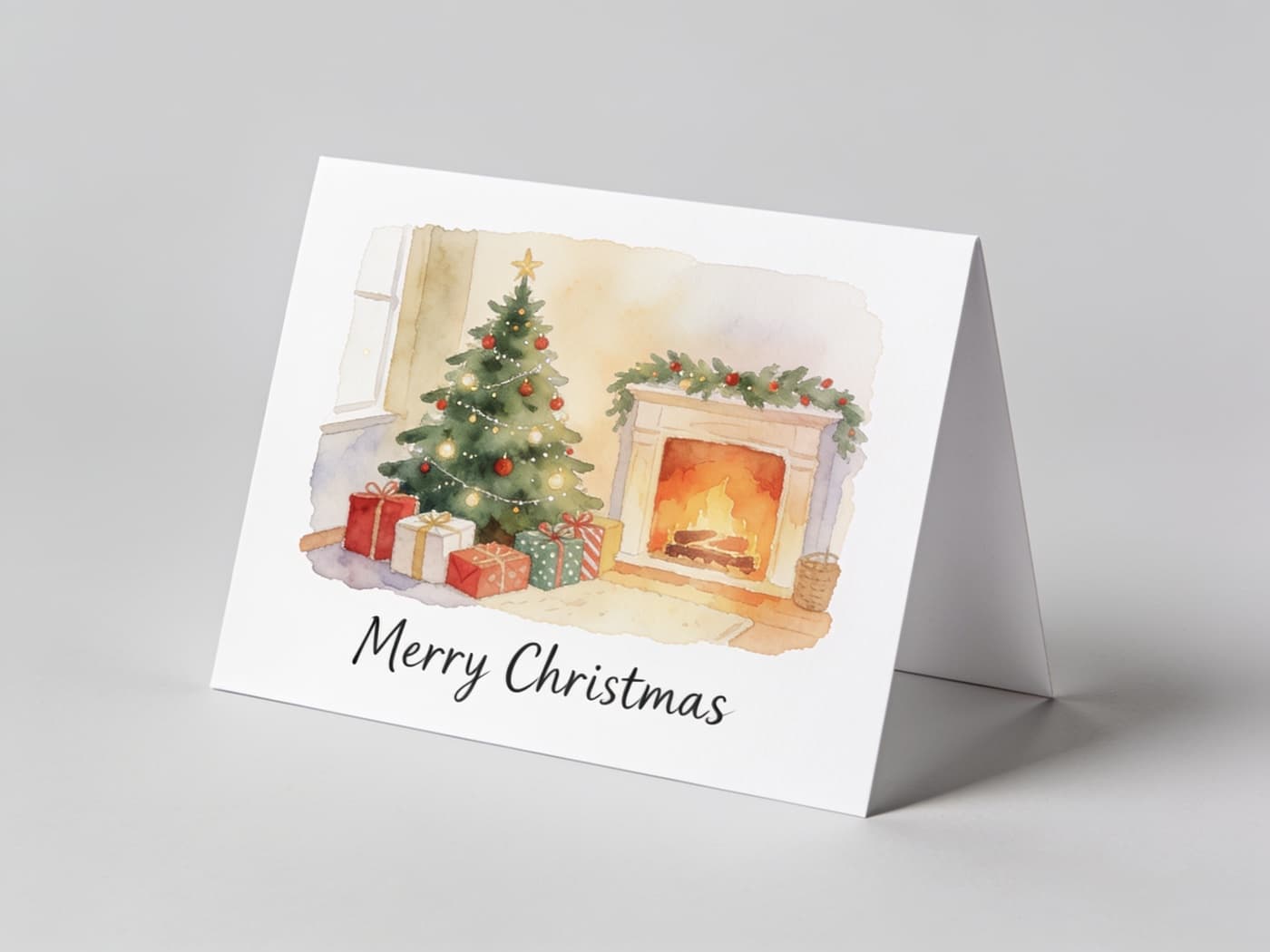 AI Christmas card idea: For the whole family