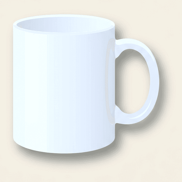 AI-generated mug example — Your art · dishwasher-safe